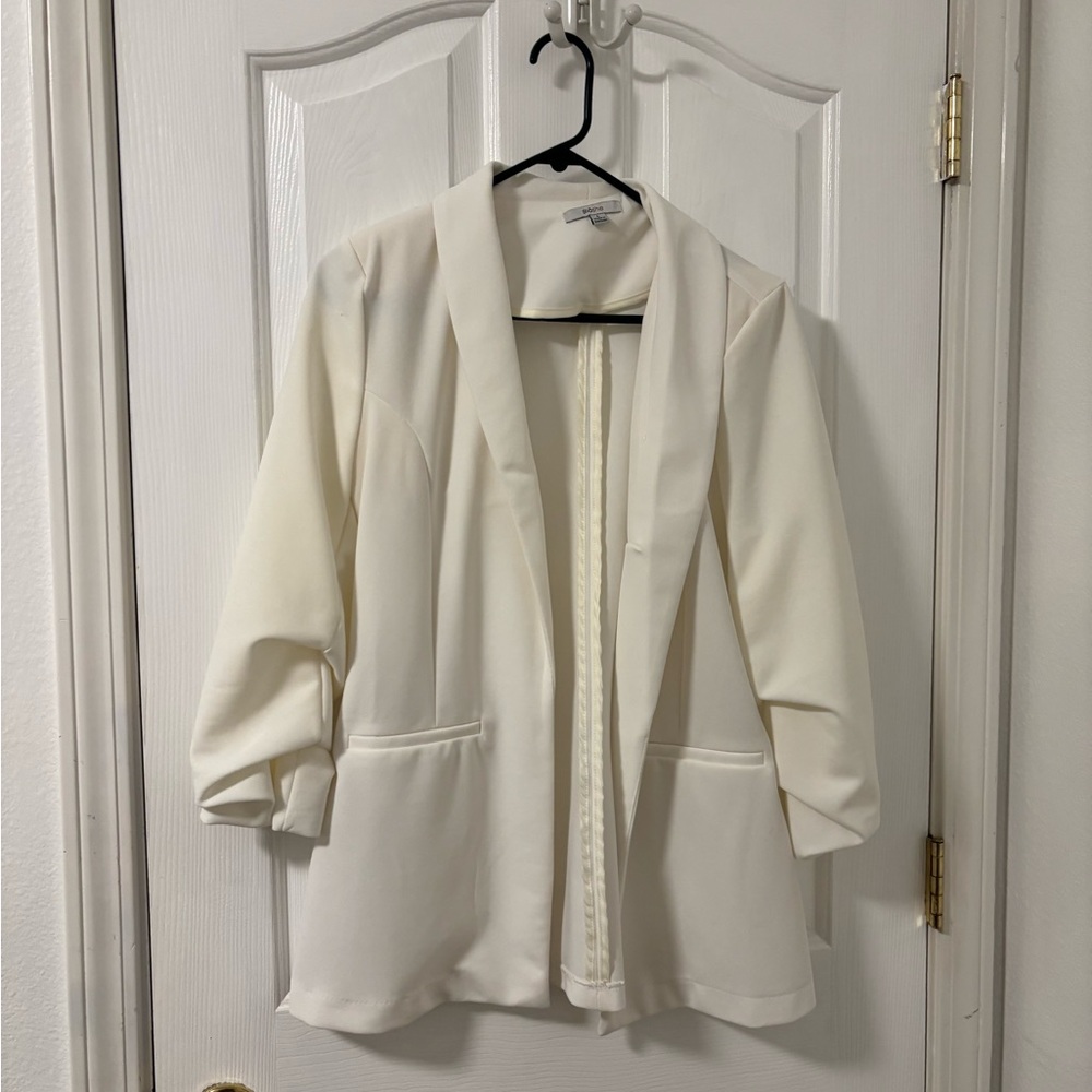 White blazer